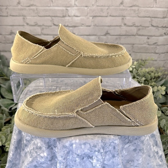 Aloha Island “Nolan” Tan Moc Toe Ultralight Canvas Slip-on Casuals Men’s 7M✨EUC - Picture 5 of 9